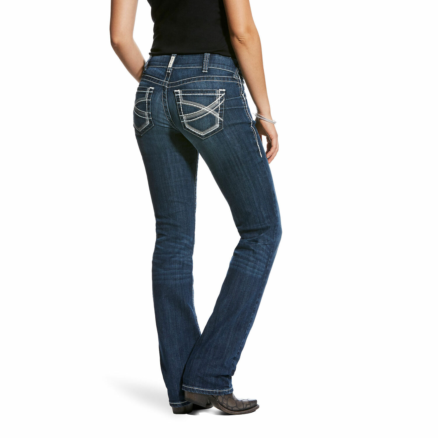 Women's R.E.A.L. Mid Rise Stretch Ivy Stackable Straight Leg Jean