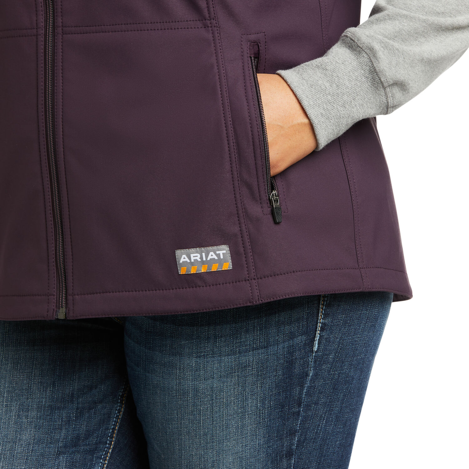 Ariat Women's Rebar Stretch Canvas Softshell Vest