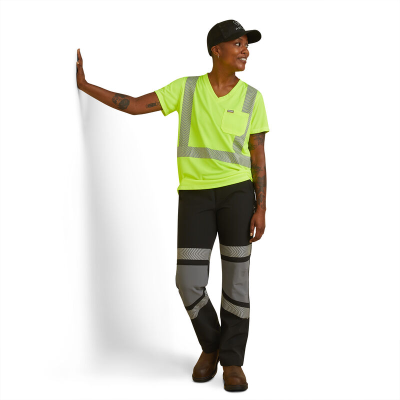 Women's Rebar Hi-Vis ANSI T-Shirt in Yellow