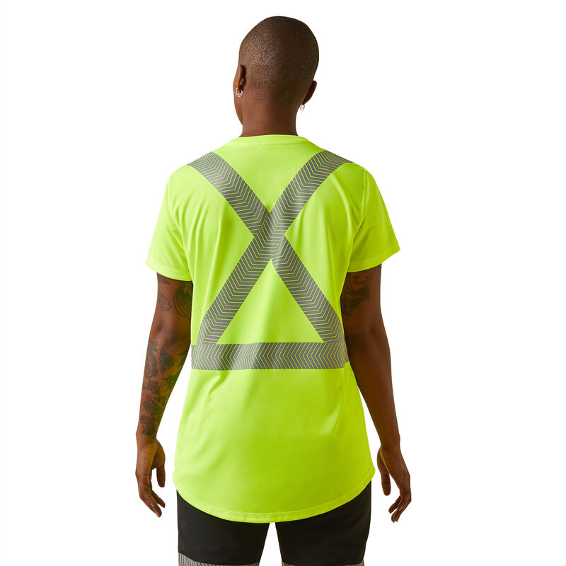 Women's Rebar Hi-Vis ANSI T-Shirt in Yellow