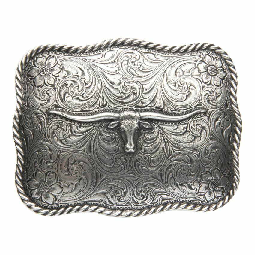 AndWest Scalloped Longhorn Buckle