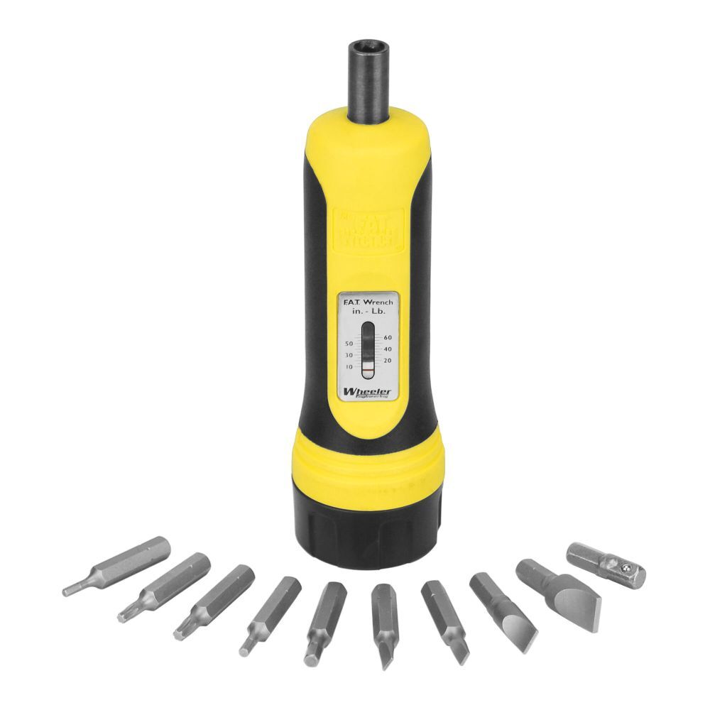 Wheeler Yellow Fat Wrench With 10 Bit Set