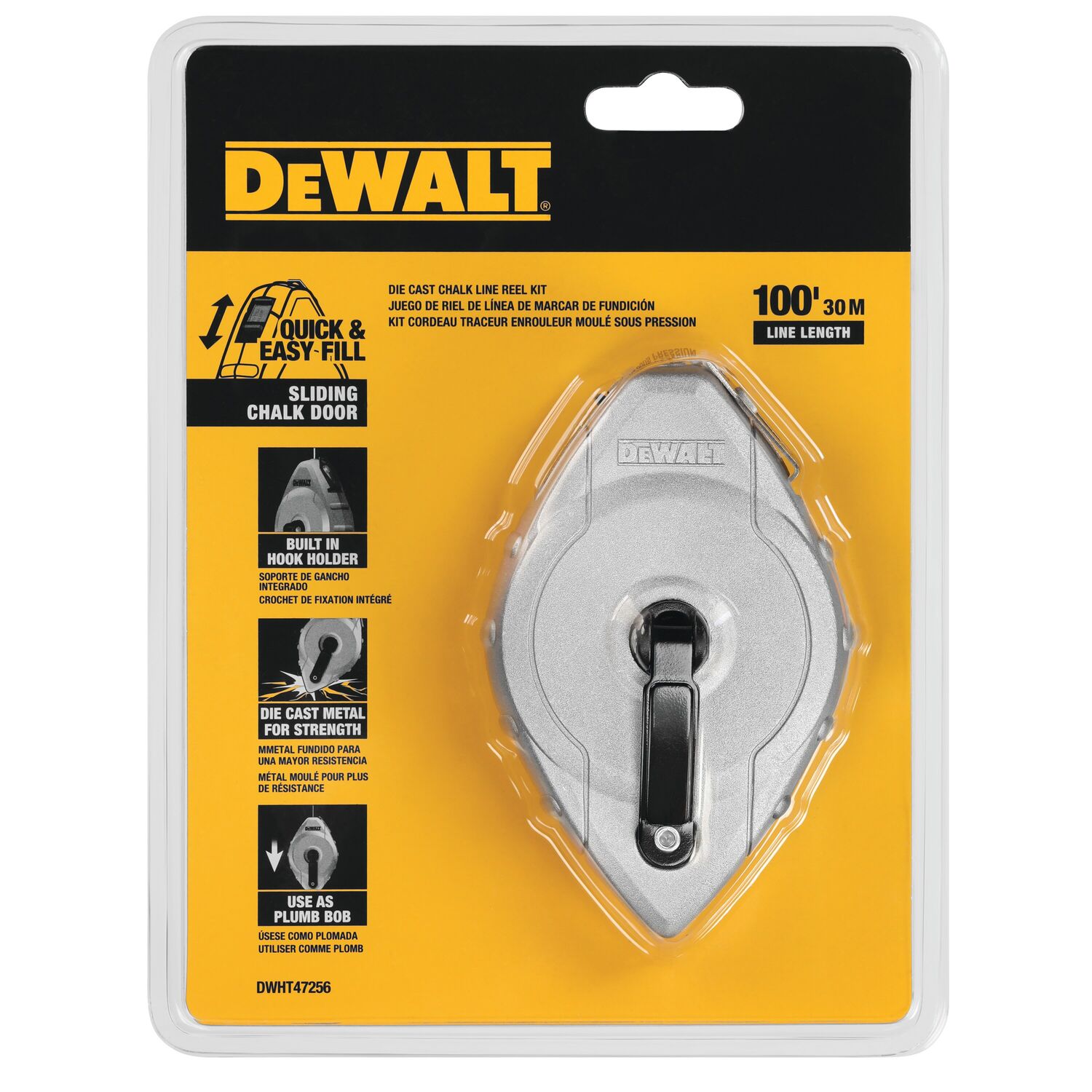 Cast Aluminum Chalk Reel