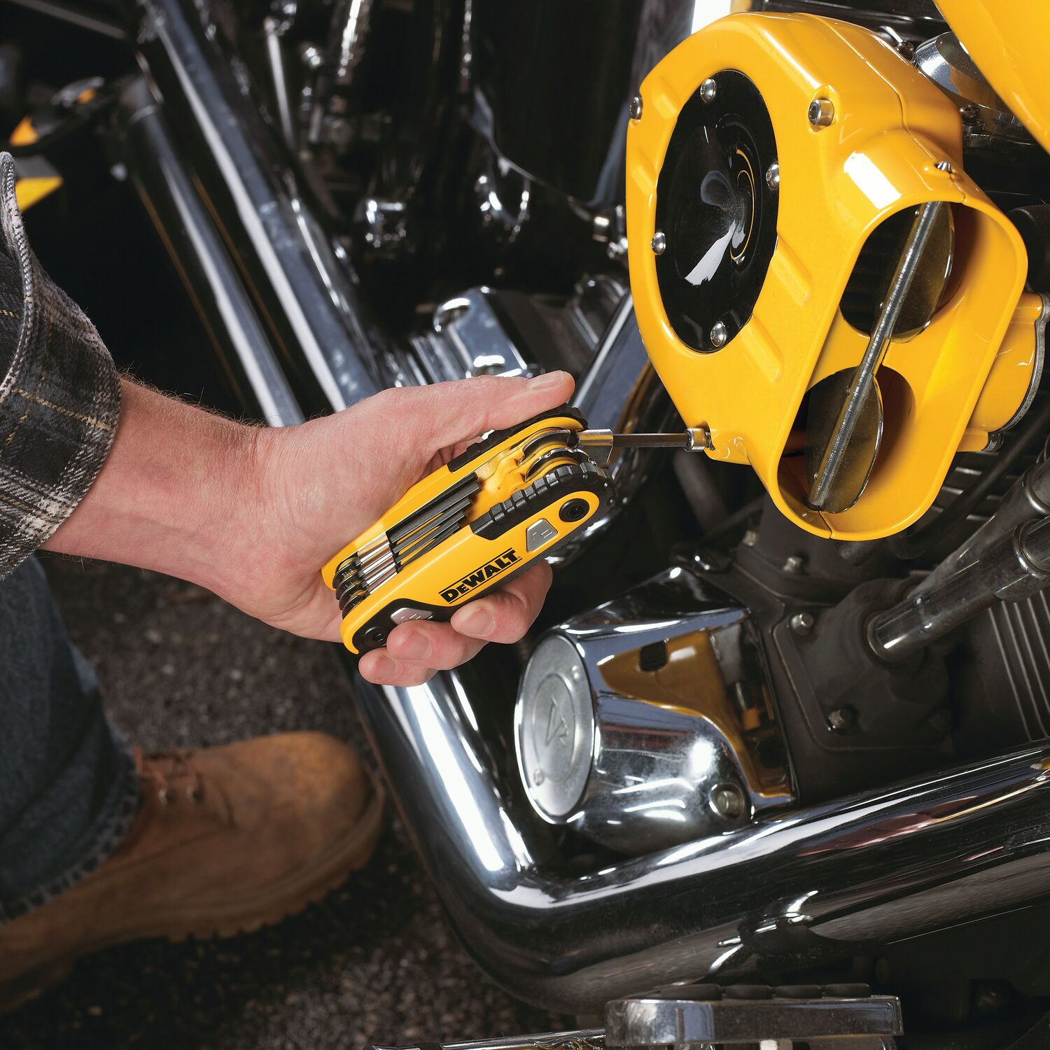 Folding Locking Hex Key (Sae)