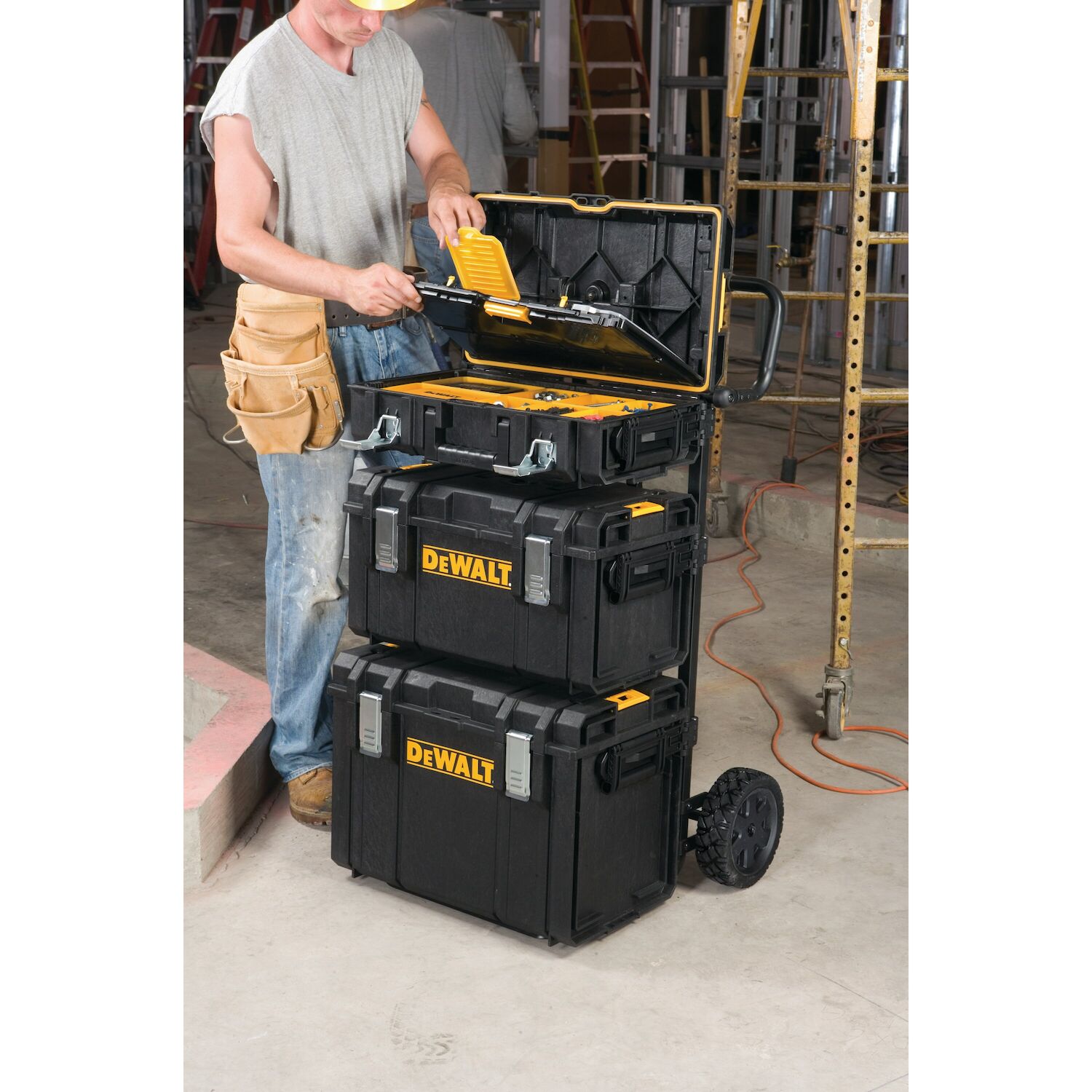 Dewalt Tough System Tool Storage Organizer Carrier, Black