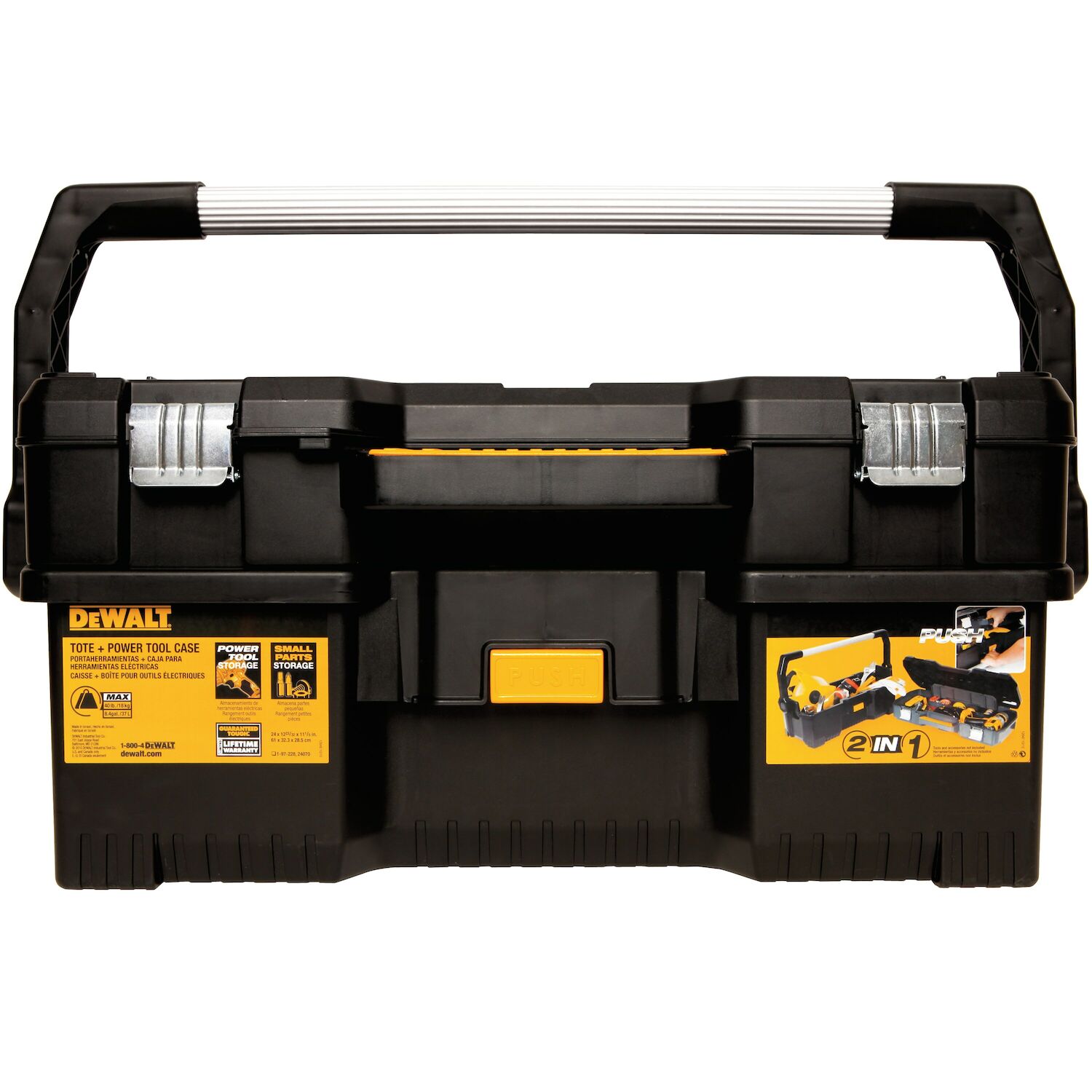 Dewalt Tool Tote With Removable Power Tool Case, 24-Inch