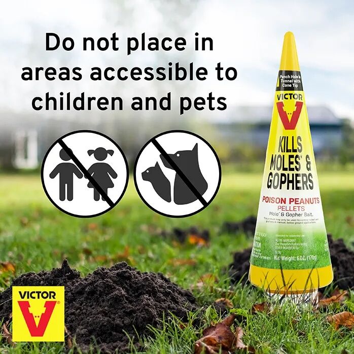 Sweeney's Poison Peanuts Mole & Gopher Bait - 6 oz