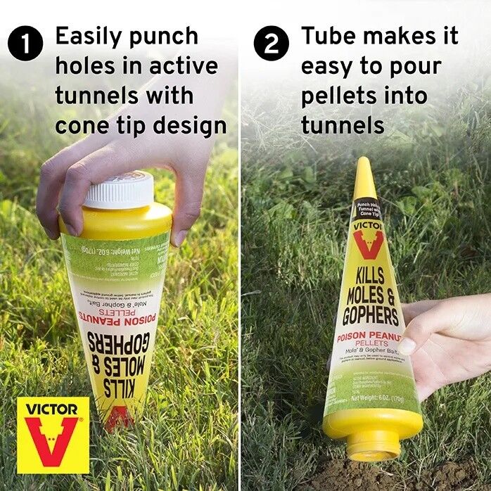 Sweeney's Poison Peanuts Mole & Gopher Bait - 6 oz