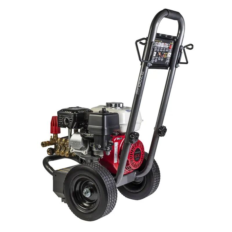 BE Power Equipment 2700 PSI Gas Pressure Washer With Honda GX200 Engine And Comet Triplex Pump