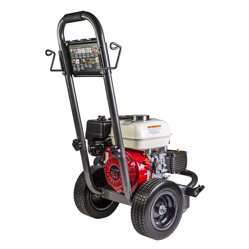 BE Power Equipment 2700 PSI Gas Pressure Washer With Honda GX200 Engine And Comet Triplex Pump