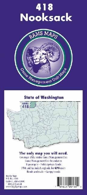 Rams Maps Washington Nooksack GMU Map