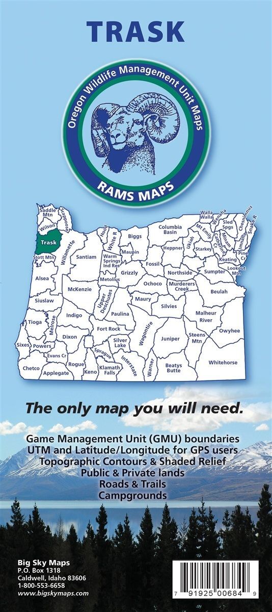 Big Sky Maps Trask GMU Map