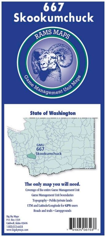 Rams Maps Skookumchuck GMU Map