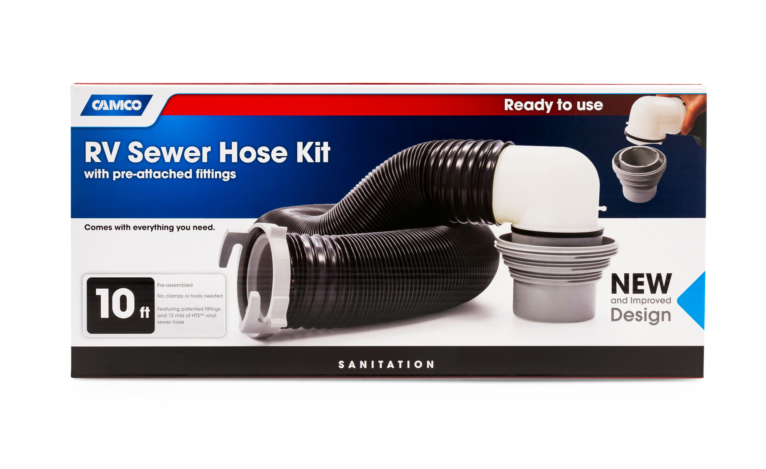 10-Ft Ready to Use Sewer Kit 