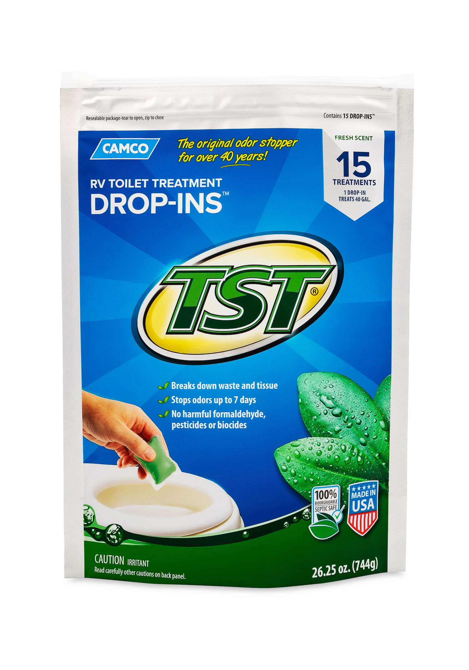TST Fresh Scent, Drop-Ins, 15-Pk
