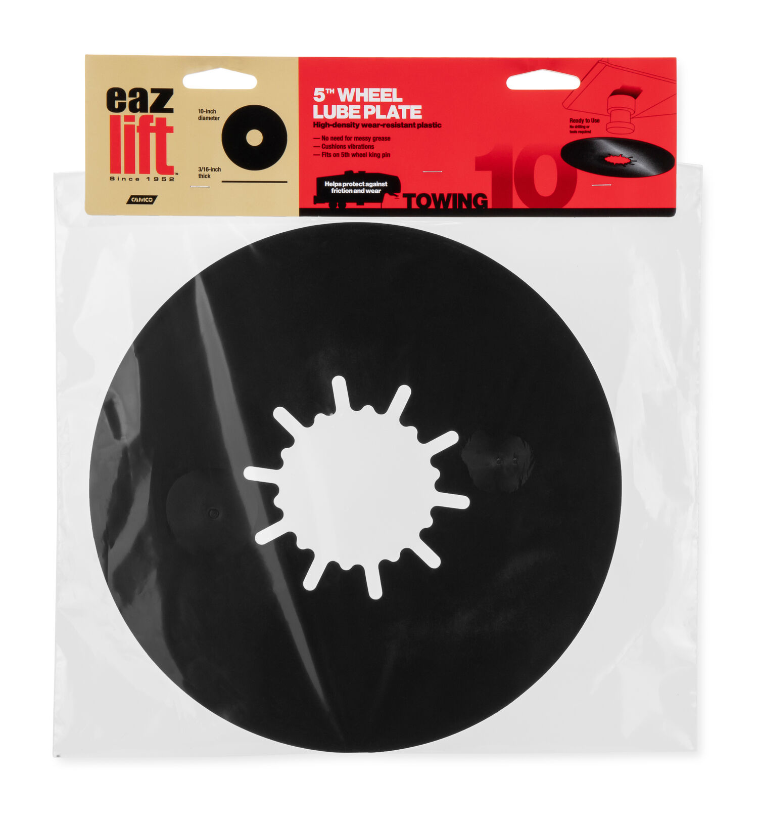 10-In Fifth Wheel Lube Plate 