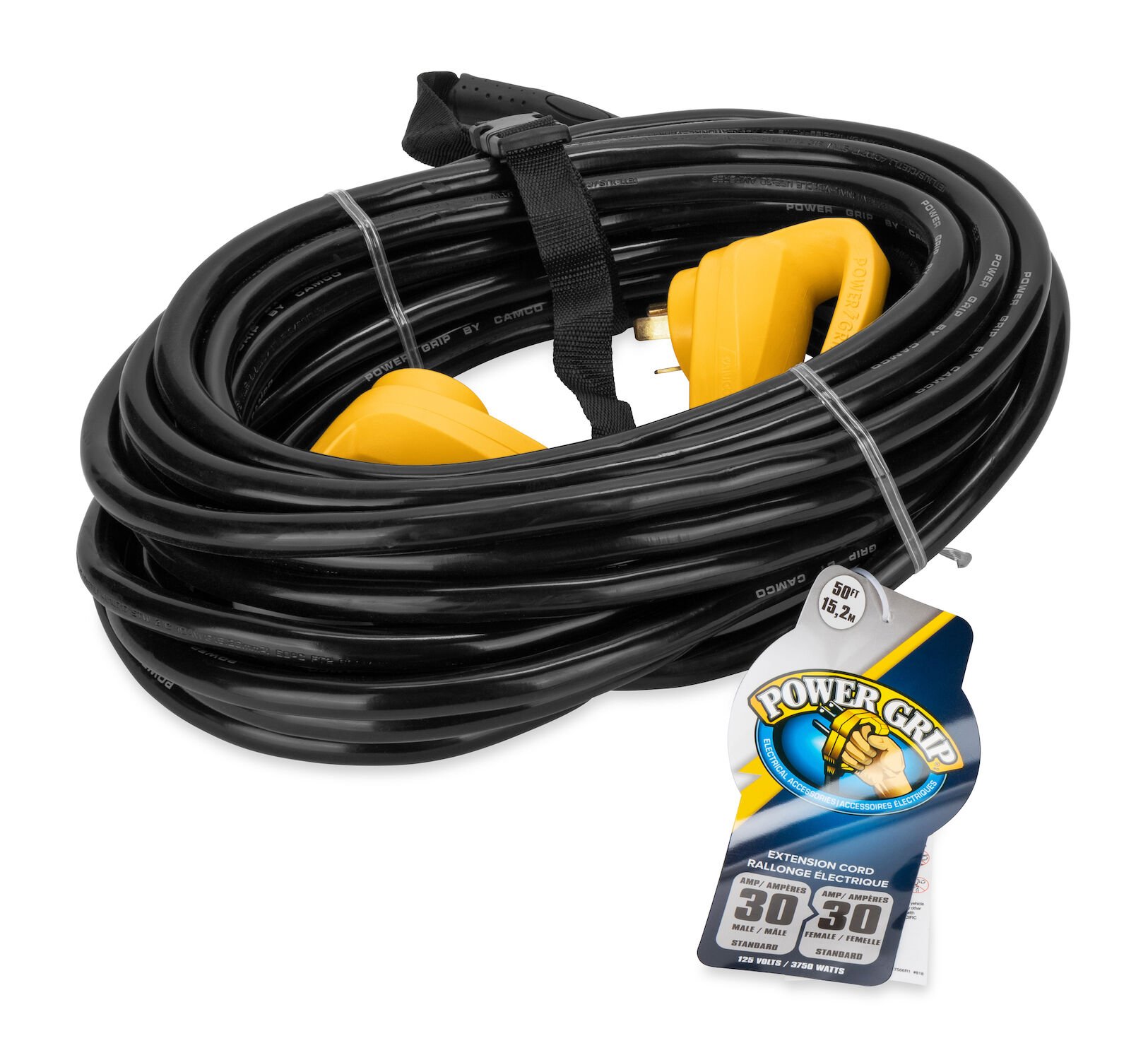 50-Ft 10GA 30A 125V/3750W Extension Cord