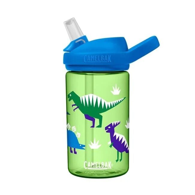 CamelBak Eddy+ Kids Hip Dinos Water Bottle With Tritan Renew, 14-Oz