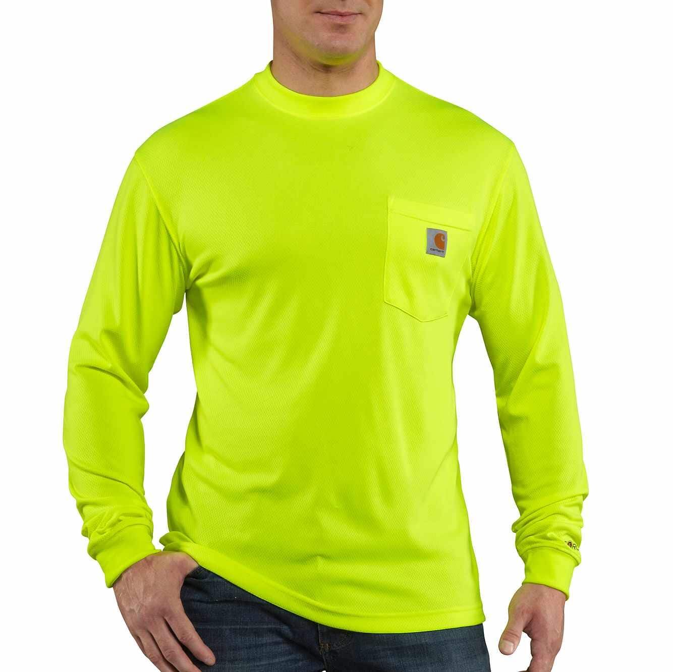 Carhartt Men's Force Relaxed Fit Lightweight Color Enhanced Long-Sleeve Pocket T-Shirt