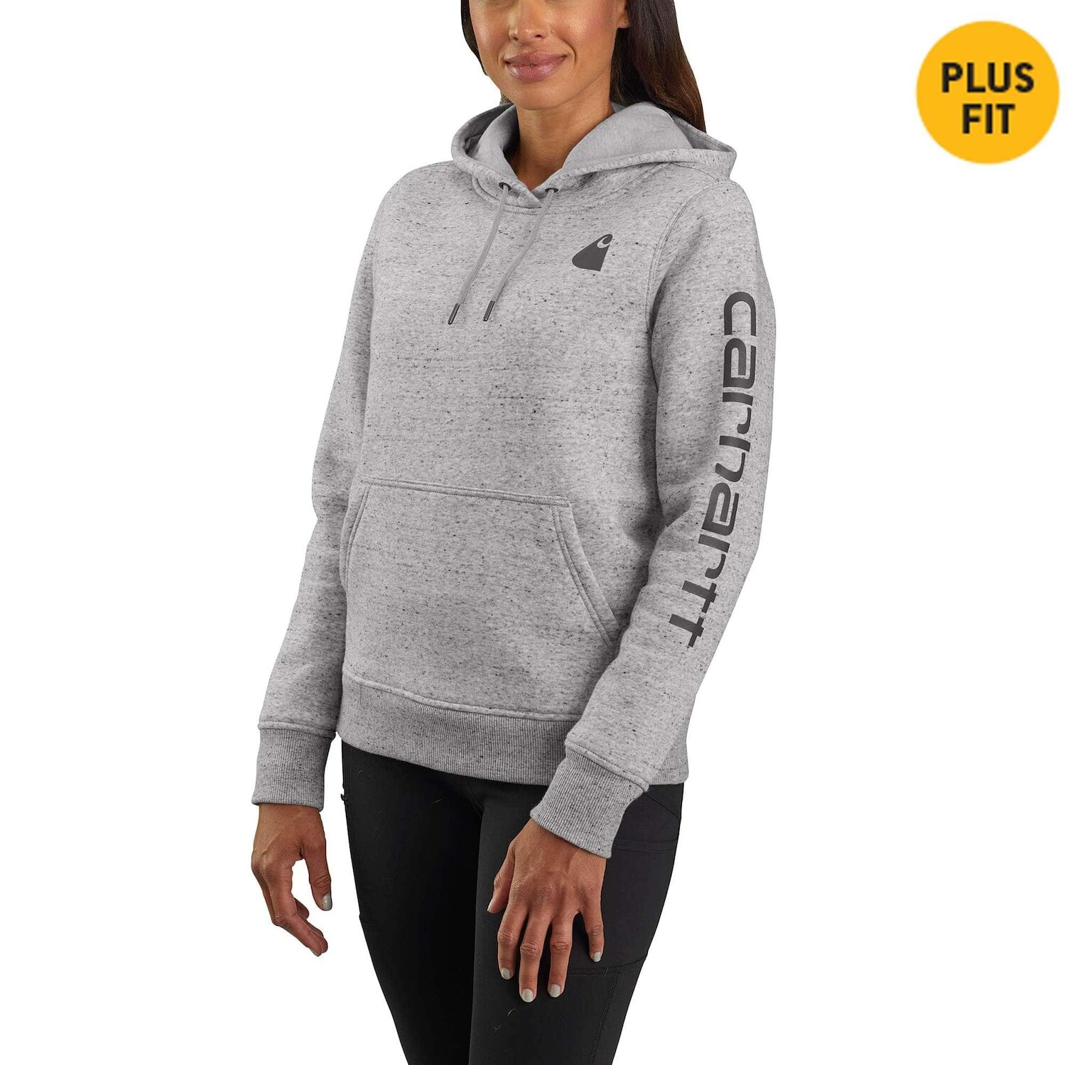 Carhartt Women's Relaxed Fit Midweight Logo Sleeve Graphic Sweatshirt
