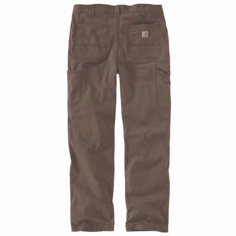 Carhartt Men's Relaxed Fit Rugged Flex Flex Canvas Utility Double-Knee Pant in Tarmac