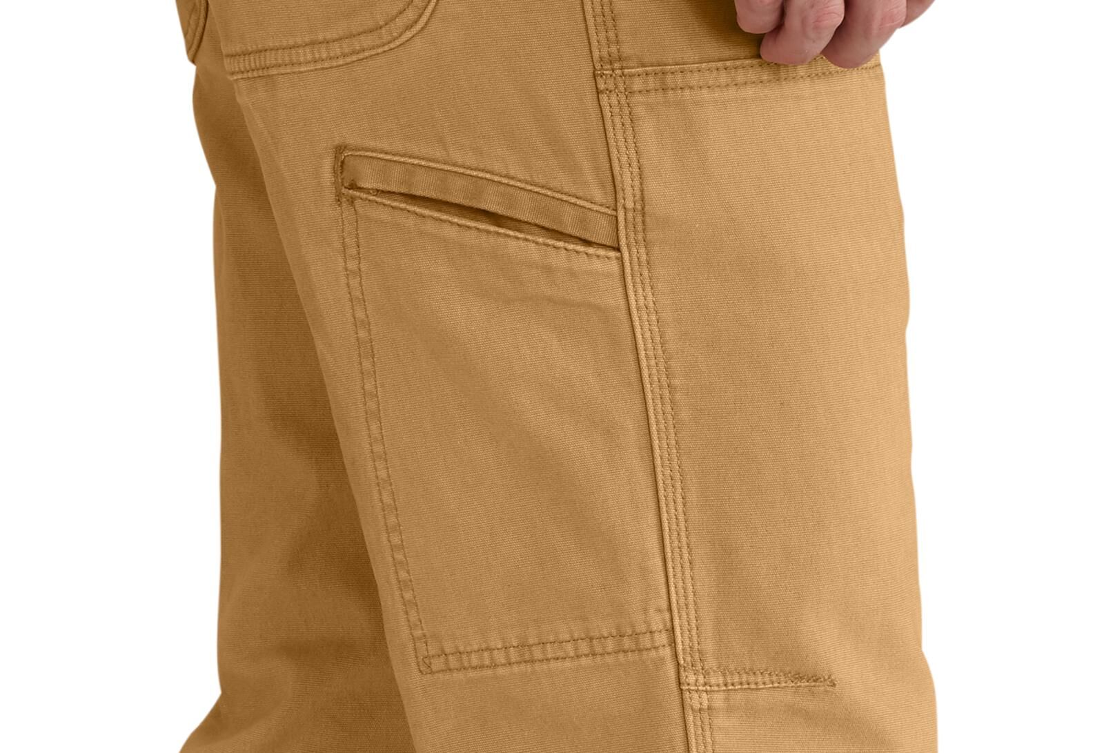 Carhartt Men's Relaxed Fit Rugged Flex Flex Canvas Utility Double-Knee Pant 