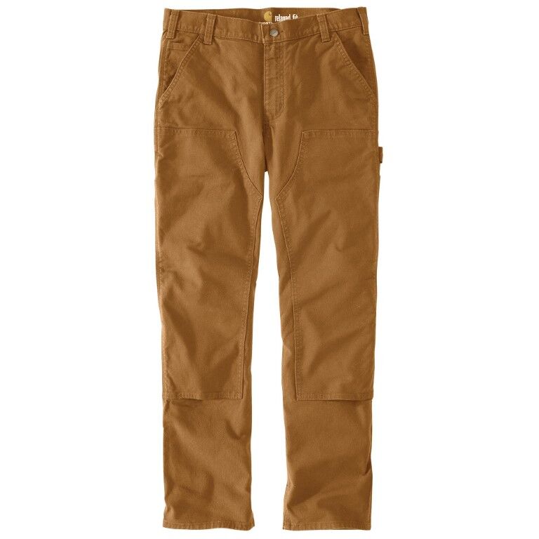 Carhartt Men's Relaxed Fit Rugged Flex Duck Utility Double-Knee Work Pant in Carhartt Brown