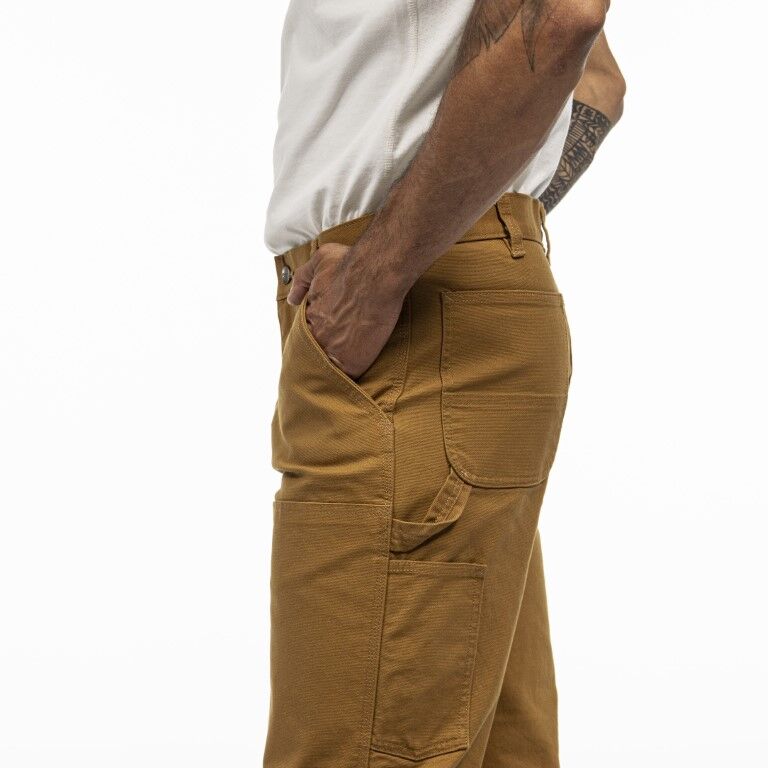 Carhartt Men's Relaxed Fit Rugged Flex Duck Utility Double-Knee Work Pant in Carhartt Brown