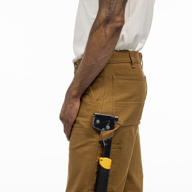 Carhartt Men's Relaxed Fit Rugged Flex Duck Utility Double-Knee Work Pant in Carhartt Brown