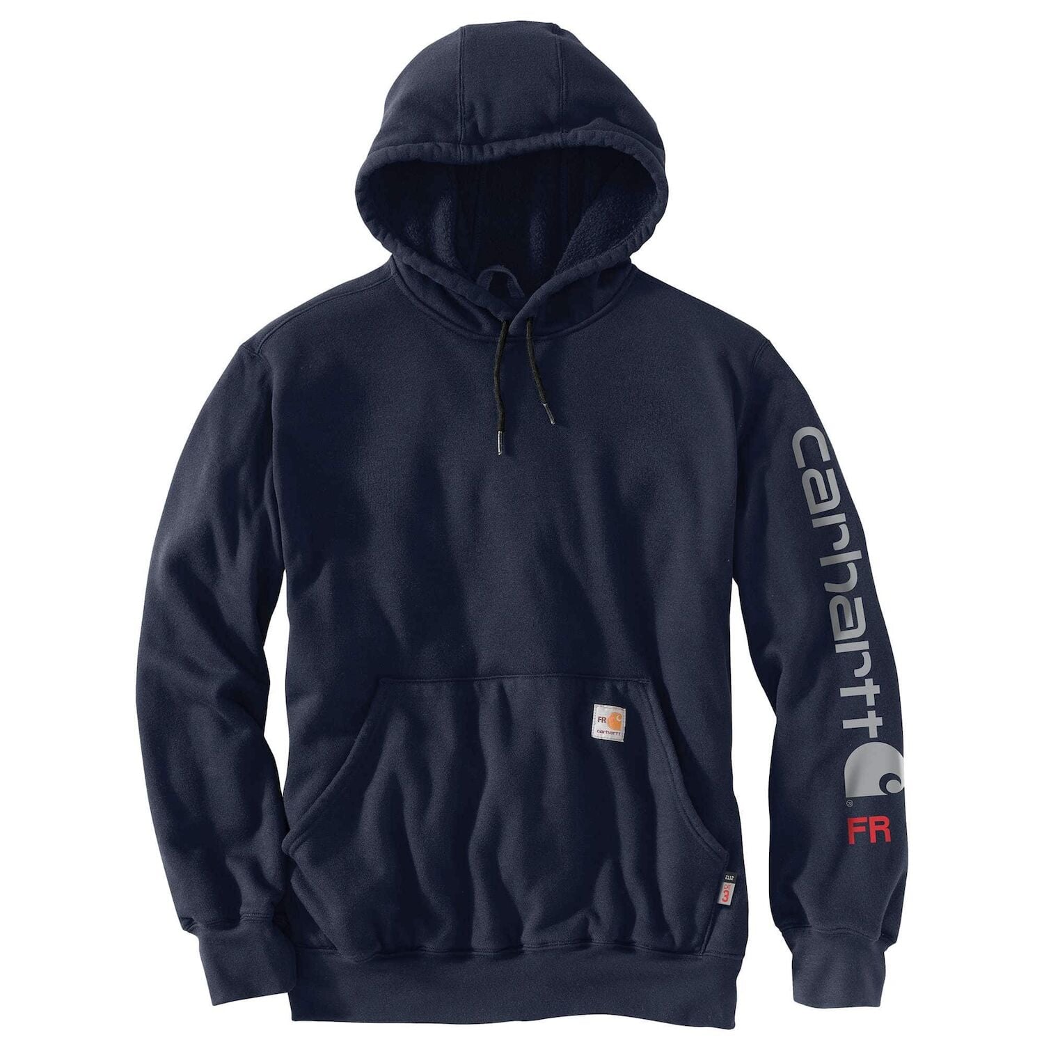 Carhartt Men's Flame Resistant Force Loose Fit Midweight Hooded Logo Graphic Hoodie
