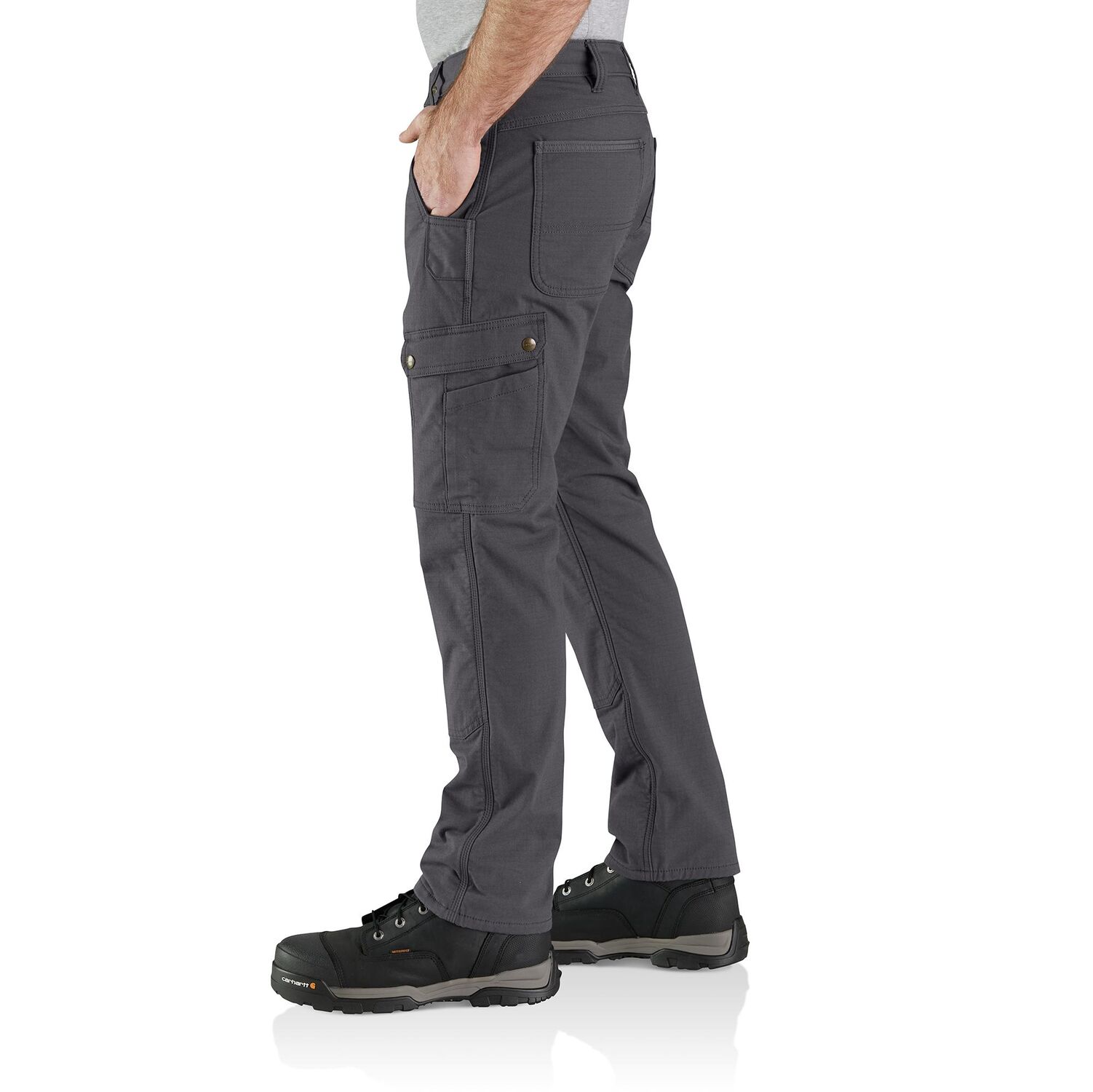 Carhartt Men's Rugged Flex Relaxed Fit Ripstop Cargo Fleece-Lined Work Pant 