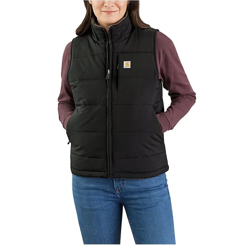 Carhartt Women's Carhartt Montana Relaxed Fit Insulated Vest in Black