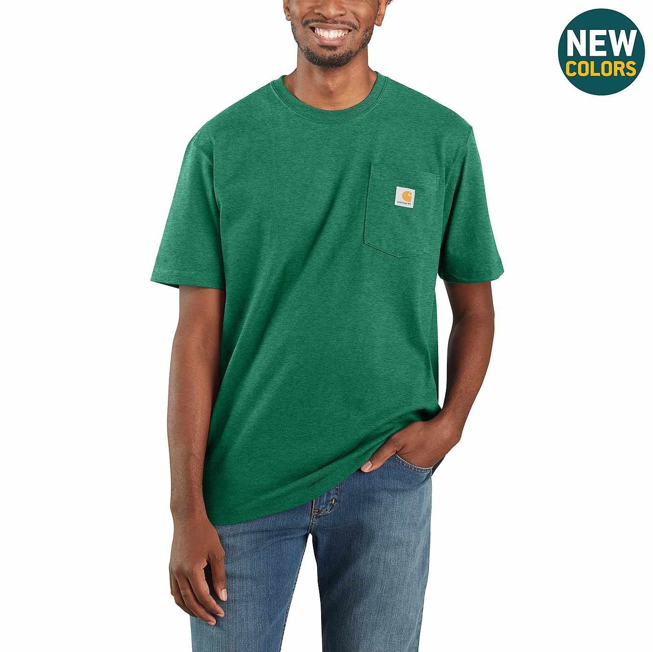 Carhartt Men's Loose Fit Heavyweight Short-Sleeve Pocket T-Shirt