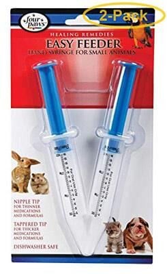 Four Paws Healthy Promise Easy Feeder Pet Syringe, 2-Pk