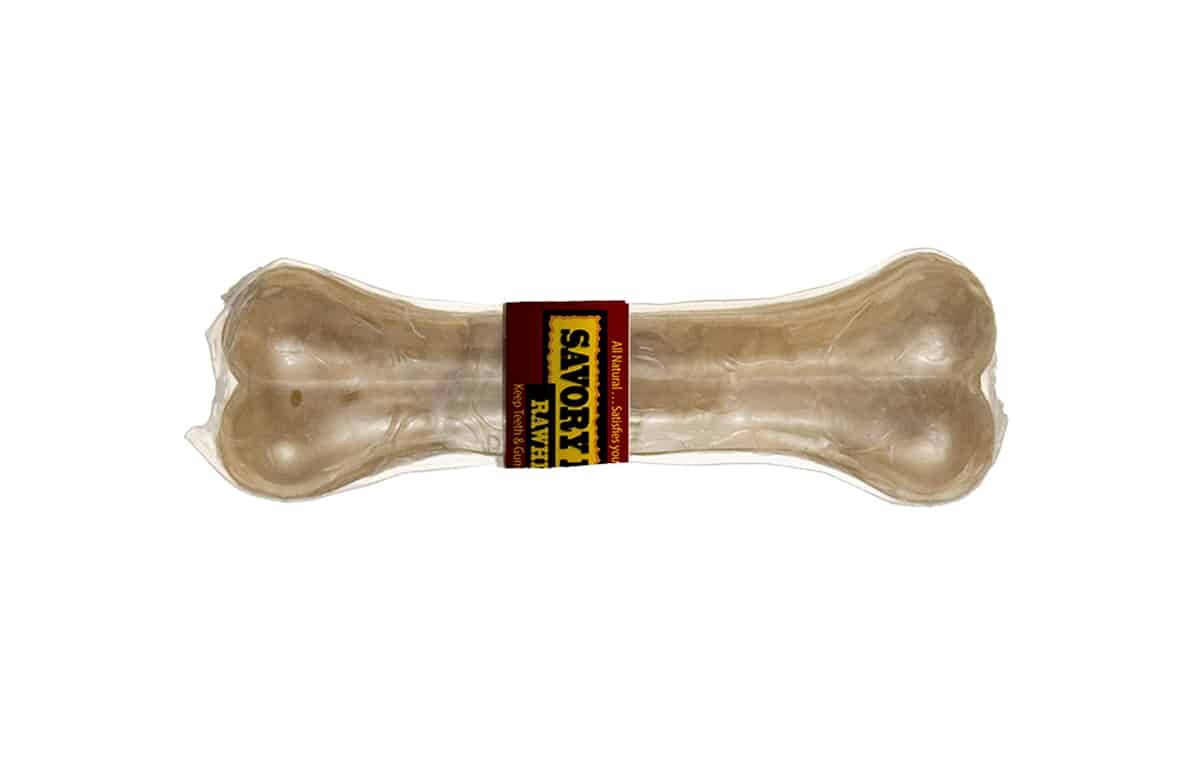 Savory Prime Pet Treats Pressed Natural Bone, 6.5-In