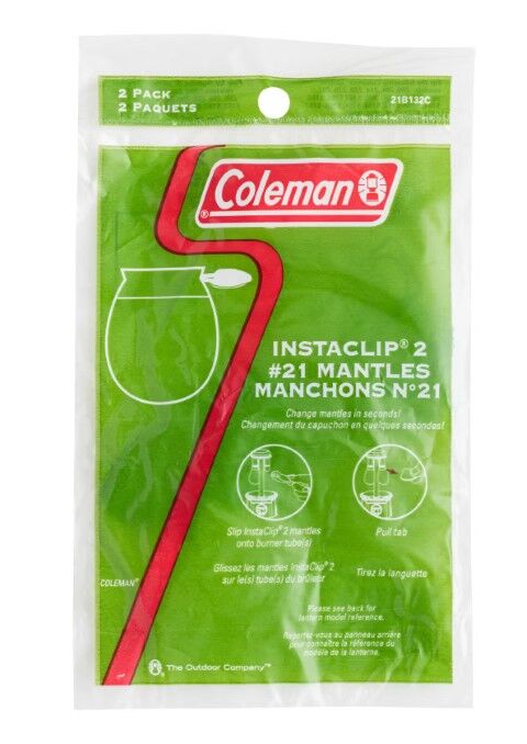 Coleman Insta-Clip #21 Mantles, 2-Pk