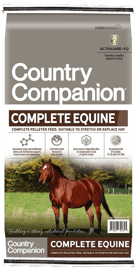 Country Companion Complete Equine Feed, 50-Lb