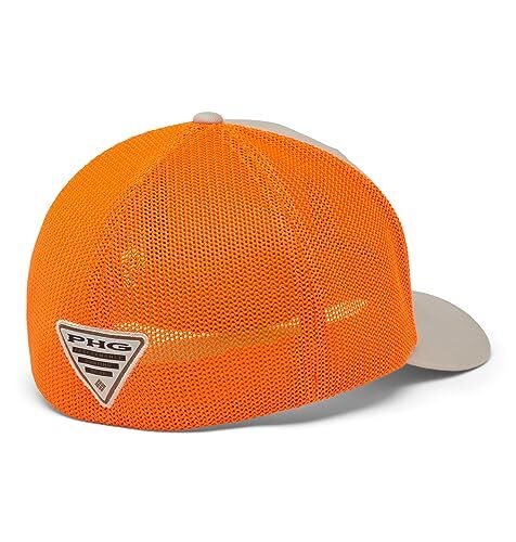 Columbia Men's PHG Game Flag Mesh Ball Cap in Dark Stone/Blaze