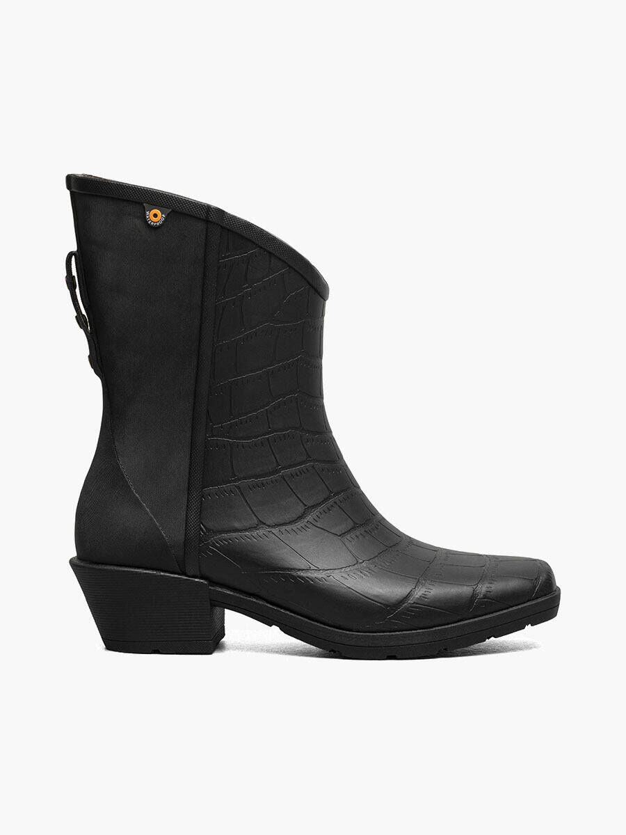 Bogs Women's Jolene Mid Rain Boots in Black