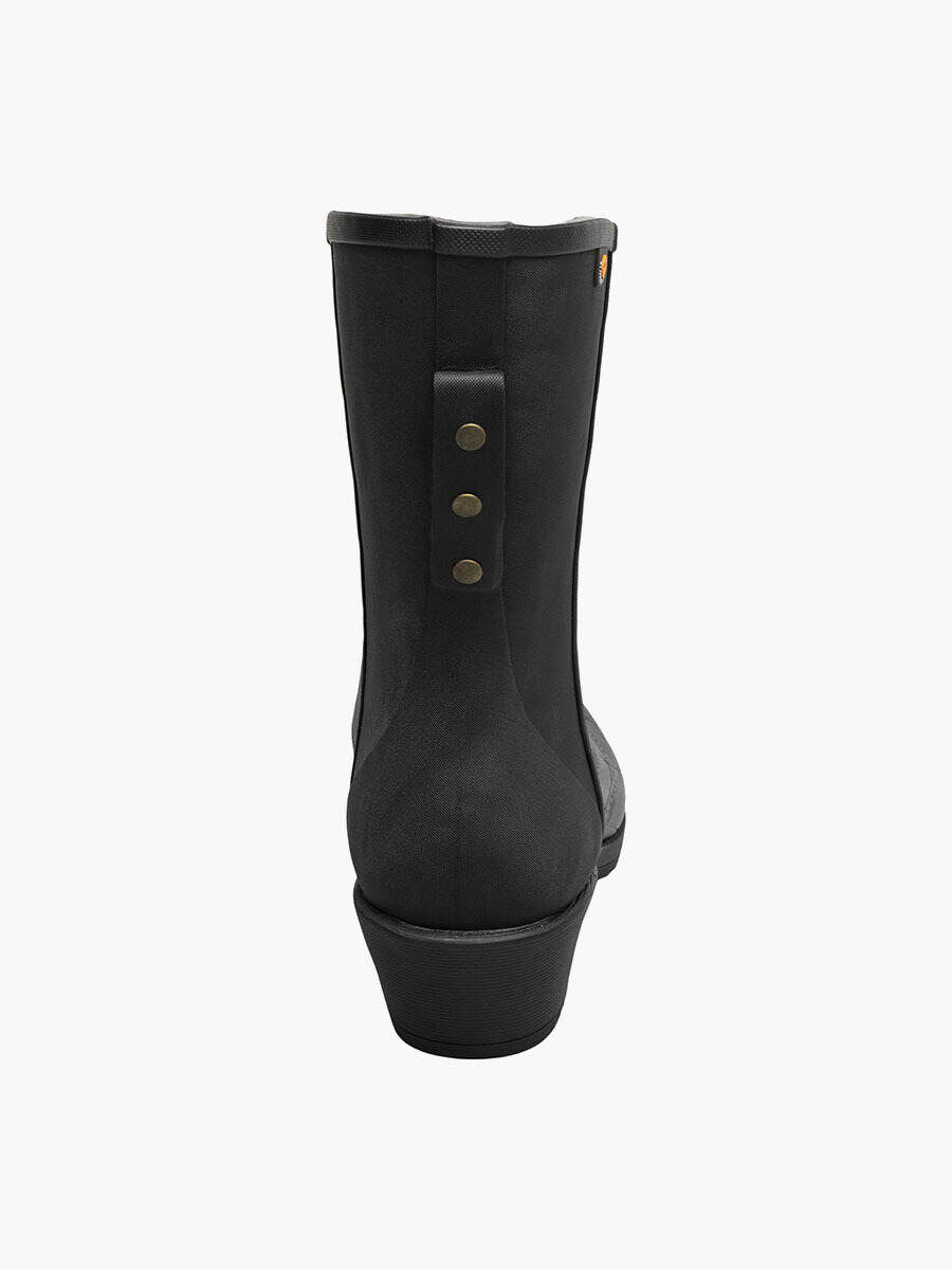 Bogs Women's Jolene Mid Rain Boots in Black