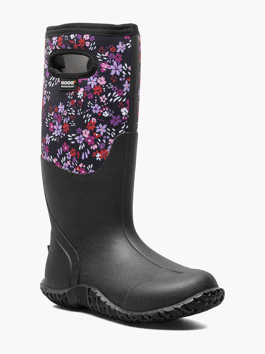 Bogs Women's Mesa Water Garden Farm Boots in Black