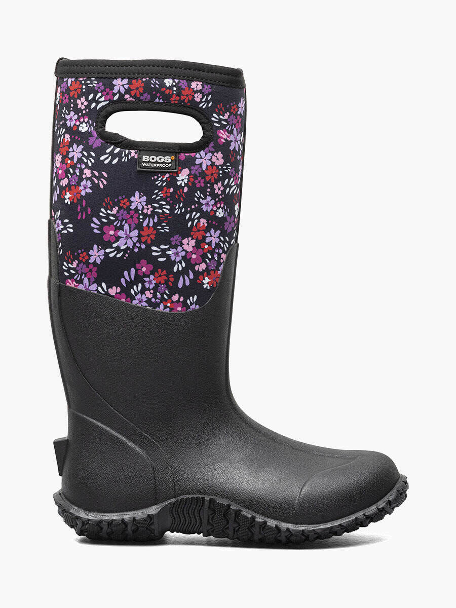 Bogs Women's Mesa Water Garden Farm Boots in Black