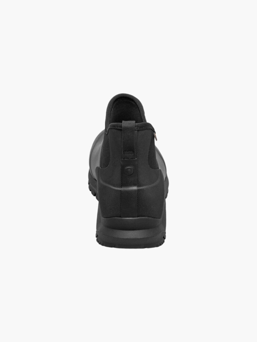 Bogs Men's Sauvie Chelsea II Slip On Boots in Black