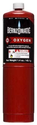 Bernzomatic Oxygen Torch Cylinder, 1.4-Oz.