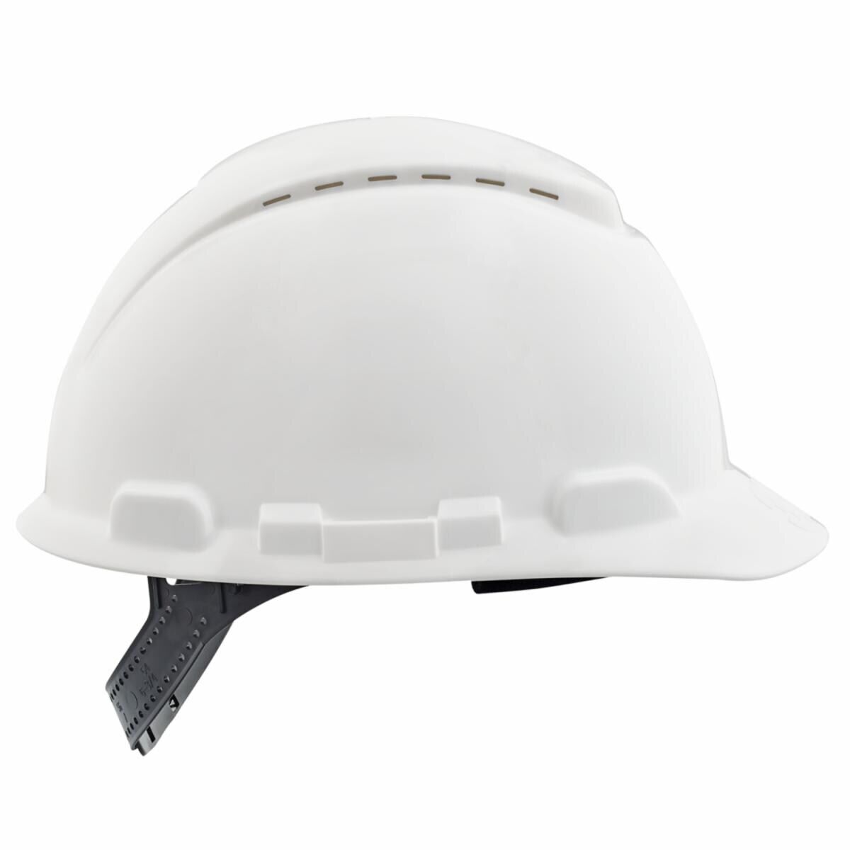 3M White Vented Cap Style Hard Hat With Pin-Lock Adjustment