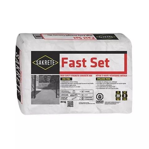 Sakrete Fast Set Concrete, 50-Lb