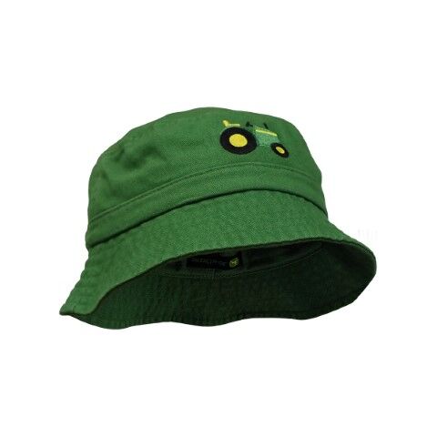 John Deere Boy's Tractor Bucket Hat in Green