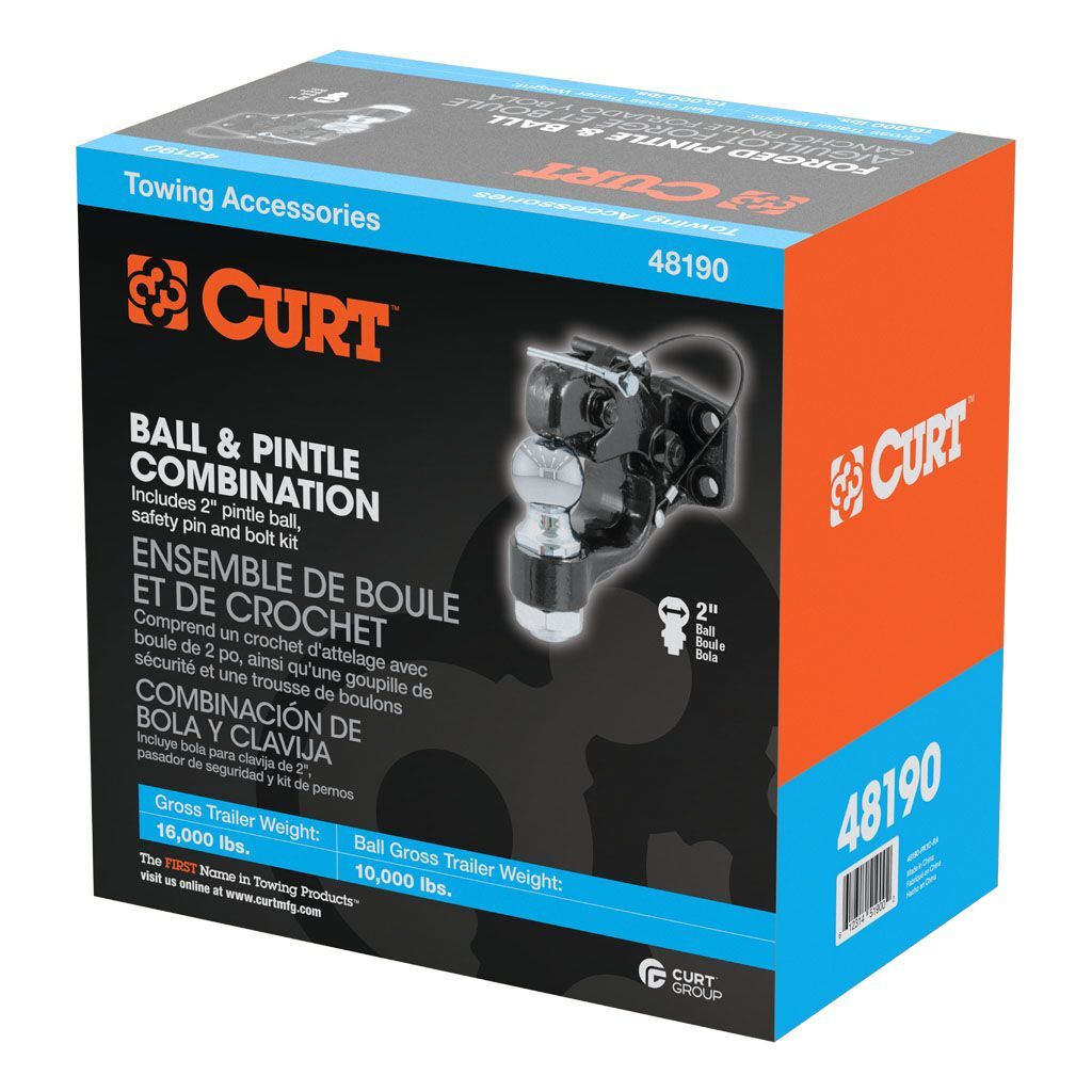 Ball &Amp;Pintle Hitch (2" Ball, 10,000 Lbs. Ball Capacity)