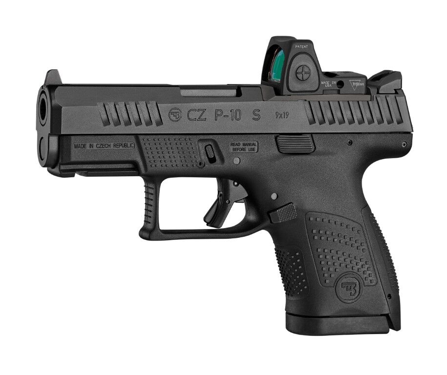 CZ P-10 S Optics-Ready Semi-Auto 9mm Pistol, 12-Rd