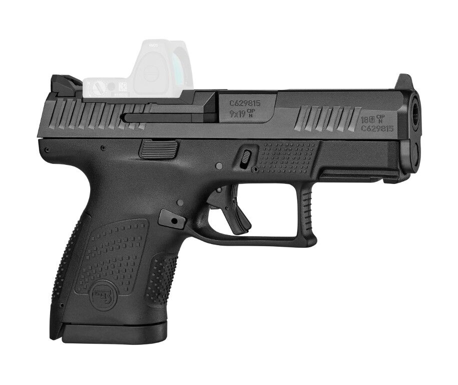 CZ P-10 S Optics-Ready Semi-Auto 9mm Pistol, 12-Rd